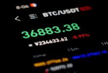 a close up of a cell phone with a stock chart on it