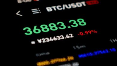 a close up of a cell phone with a stock chart on it