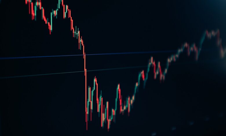 a close up of a line with a blue background